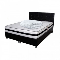 Set Saltea Memory Foam Cu Arcuri Azalee, antiacarieni, 140X200X25 cm Plus Pilota Vara foto