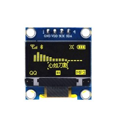 Display 0.96&quot; OLED 128x64 IIC I2C Arduino ( GALBEN ) (d.4439T)