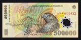 500.000 500000 lei 2000 Unc Specimen neterminat 000A000432. Necirculata, polimer