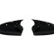Capace oglinda tip BATMAN compatibile Opel Astra G 1998-2004 negru lucios