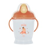 Cana de baut cu cioc dur, +6 luni, piersica, PUR