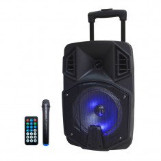 Boxa portabila bluetooth Ailiang Lige Q8BK, 205 W, USB, microfon si telecomanda incluse foto