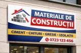 Panou reclamă Materiale de Construcții din PVC Forex 5 mm