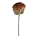 Cumpara ieftin Hortensie artificiala portocalie verde 15x15x47 cm