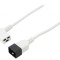 Cablu IEC C19 mamă unghi, C20 tată, 1,8m, 3x1,5mm&sup2; PVC