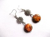 Cercei jasper , cercei cu metal si pietre 39294