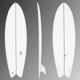 Placă surf FISH 900 6&#039;1&quot; 42 L, v&acirc;ndută cu 2 &icirc;notătoare twin