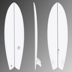 Placă surf FISH 900 6'1" 42 L, vândută cu 2 înotătoare twin