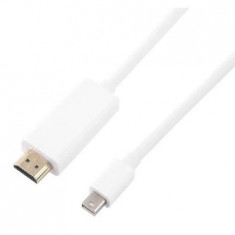 Cablu mini DisplayPort - HDMI DeTech, 1.8m, tata, calitate deosebita