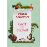 Pasari domestice. Carte de colorat - Editura Ars Libri