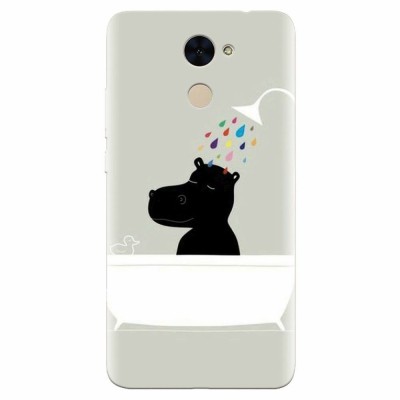 Husa silicon pentru Huawei Y7 Prime 2017, Hippo Bath foto