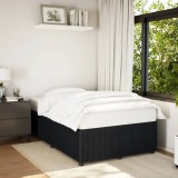 VidaXL Cadru de pat fără saltea Negru 120x190 cm catifea 3284996