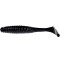 Shad Hide Up Stagger Original 1.5&quot;, 109 Black Solid, 4cm, 0.6g, 8buc/pac
