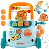 Cumpara ieftin Antemergator Bebe 2in1 WePro Store, Centru Activitati, Sunete+Lumini, Cos Baschet, Rezervor Apa, Maner Antialunecare, 18 luni+