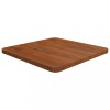 VidaXL Blat de masă pătrat maro &icirc;nchis 50x50x2,5 cm lemn stejar tratat 343043