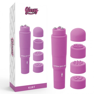 GLOSSY - KURT POCKET MASSAGER PURPLE foto