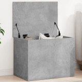 Gossi cutie de depozitare, gri beton, 60x42x46 cm, lemn prelucrat