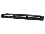 Patch Panel GEMBIRD 24 Porturi Cat 5e RJ45 Negru NPP-C524-002