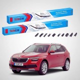 Cumpara ieftin Ștergătoare Skoda Kamiq NW4 2019-prezent | Set Față Flat &ndash; TeamCar&reg;
