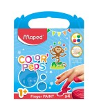 Set pictura cu degetele Color Peps 4 culori 80 g Maped