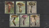 Antigua si Barbuda 2011-Flora,ciuperci,serie 6 valoru,dantelate,MNH,Mi.4890-4895, Nestampilat