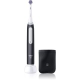 Oral-B iO White Clean periuta de dinti electrica cu etui pentru &icirc;ncărcător Matte Black 1 buc