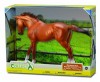 Figurina in cutie iapa thoroughbred chestnut pictata manual wb collecta