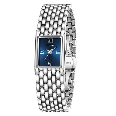 Ceas Dama Lige 89156 Argintiu-Albastru , Design Fashion, Functii Multiple, Afisaj Luminos, Rezistent la Apa 3ATM foto