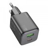 Incarcator Retea HOCO N41, 20W, 3A, 1 x USB-A - 1 x USB-C, Negru