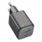 Incarcator Retea HOCO N41, 20W, 3A, 1 x USB-A - 1 x USB-C, Negru