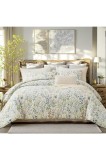 Set de cearșaf cu fermoar din microfibră, 1 pernă cu imprimeu frunze &ndash; verde 155x220cm