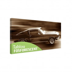 Tablou fosforescent Ford Mustang foto