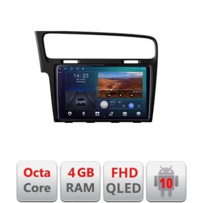 Navigatie VW Golf 7 B-491 Android Ecran QLED octa core 4+64 carplay android auto KIT-491+EDT-E310V3 CarStore Technology foto