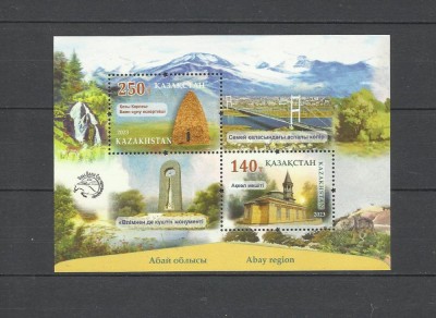 KAZAKHSTAN 2023 REGIUNEA ABAY ARHITECTURA FAUNA FLORA foto