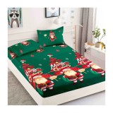 Cumpara ieftin Husa de Pat Craciun + 2 Fete de Perna din Finet - JO856