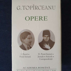 George Topirceanu – Opere I-II (ed. de lux, Academia Romana, 2 vol.)
