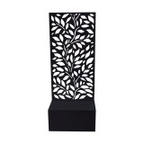 Cumpara ieftin Jardiniera flori fier negru 40 x 22 x 100 cm