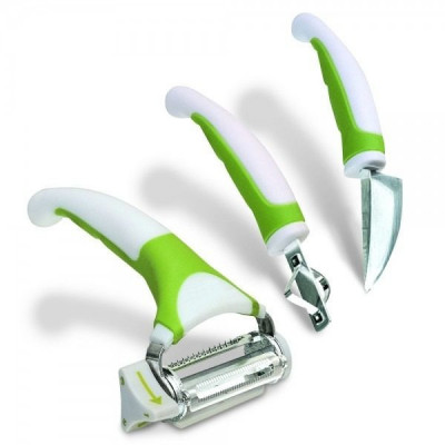 Aparat pentru decojit multifunctional,3 in 1 Livington Triple Slicer foto