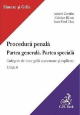 Procedura penala. Partea generala. Partea speciala Ed.6 - Editura Universul Juridic