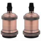 Cumpara ieftin Suporturi de lampa 2 buc Rosu Bronz E27
