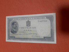 Bancnote romanesti 500lei 1936 foto