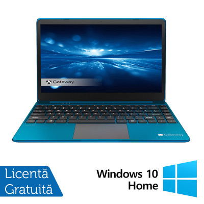 Laptop Gateway GWTN141-10BL-R, Intel Core i5-1135G7 2.40 - 4.20GHz, 16GB DDR4, 512GB SSD, Full HD IPS LCD, Blue, Windows 10 Home, 14.1 Inch, Webcam Ne foto