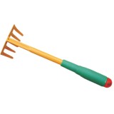 Cumpara ieftin Mini grebla, 5 dinti, verde - galben, 290 mm