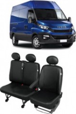 Huse scaune din piele Iveco Daily 3 locuri 2+1 (2018 - 2024) foto