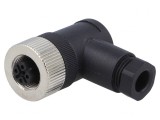 Mufă M12 PIN 5 mamă Profibus pe cablu IP65/IP67 60V 4A