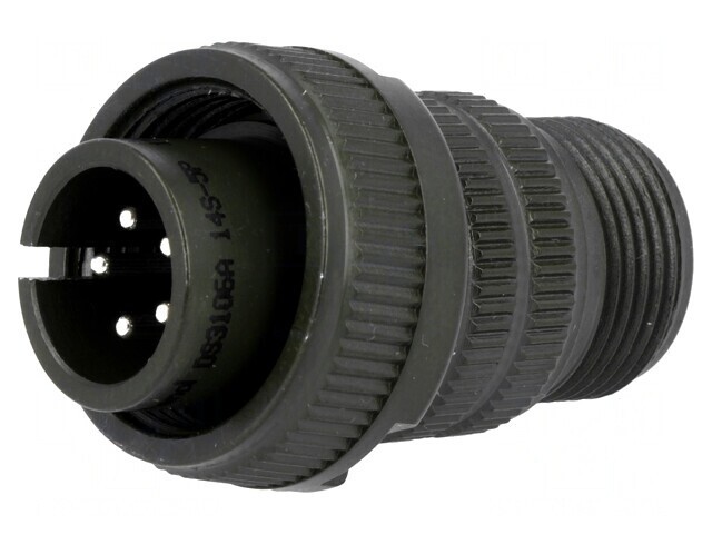Conector circular 14S aluminiu 5 pini
