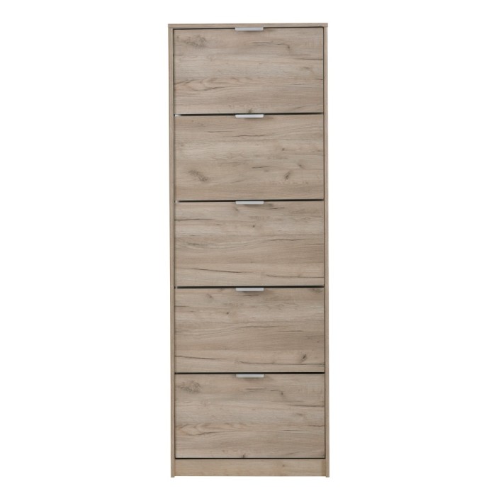 Pantofar Hugo 25, PAL, stejar gri, 67 x 28 x 191.5 cm, 2C