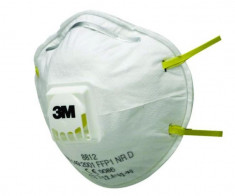 Masca de protectie respiratorie 3M 8812, masca respiratorie cu supapa, FFP1 foto