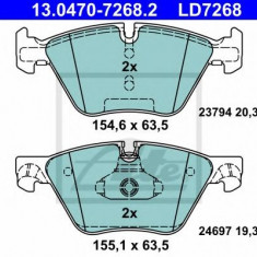 Set placute frana,frana disc BMW Seria 5 Touring (F11) (2010 - 2016) ATE 13.0470-7268.2