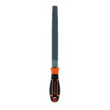 Cumpara ieftin Pila Semirotunda Magnusson 200mm, Otel, Negru/Portocaliu - Durabila si Rezistenta